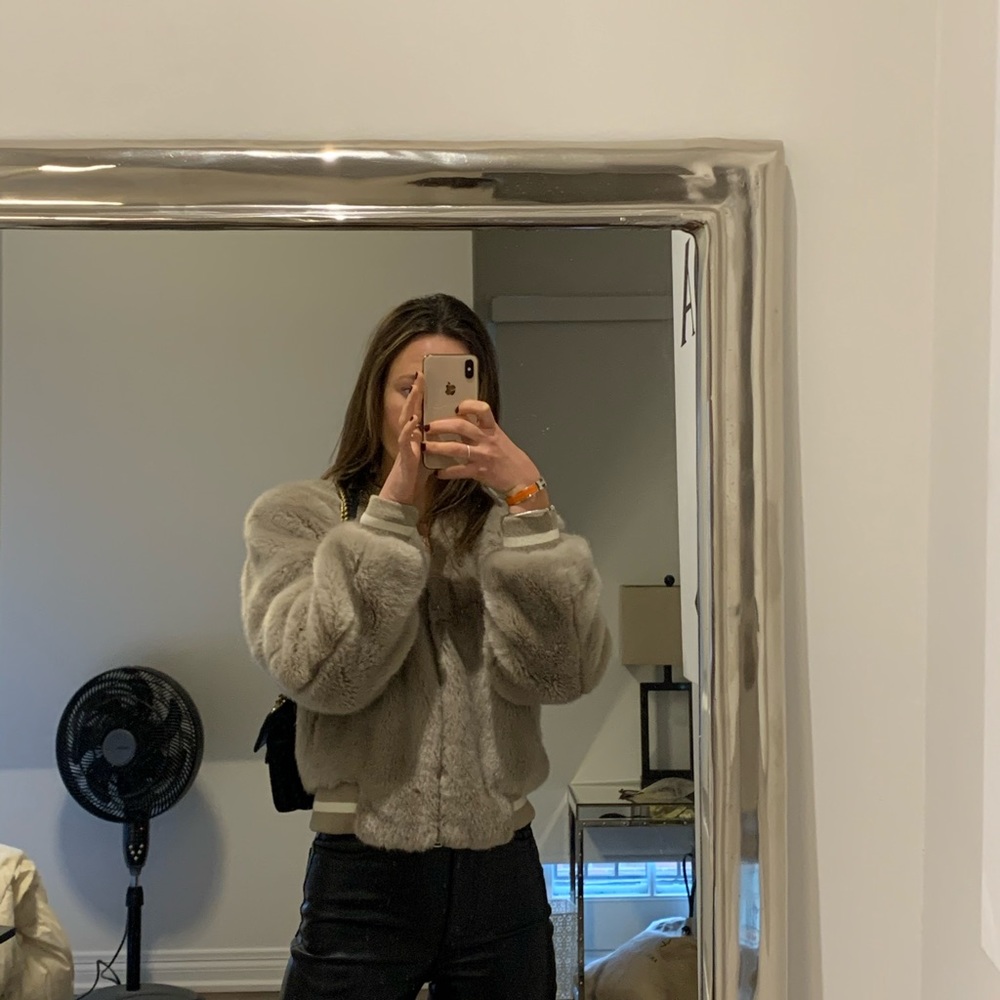 Elizabeth and James fur jacket